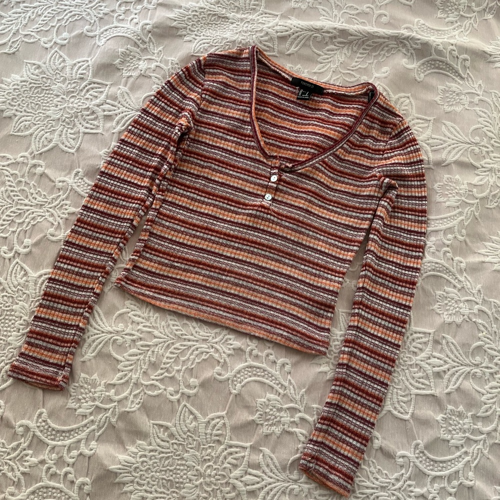 Cute multi color long sleeve shirt
